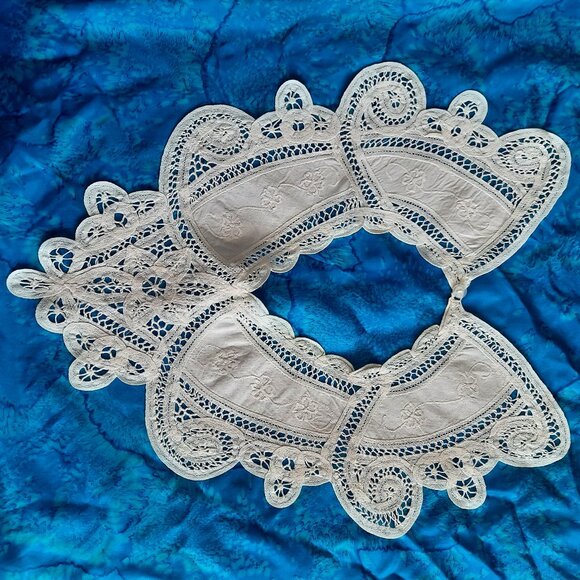 Battenburg Lace Collars (2) - Picture 4 of 6